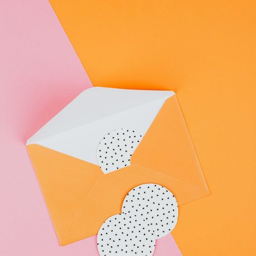 Inviting abstract composition with glowing pink accents