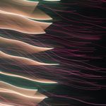 Rhythmic light patterns representing cardio activity