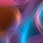 Vibrant energy flow abstract representation